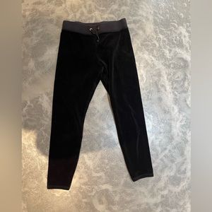 Juicy Couture Black Velour Leggings
